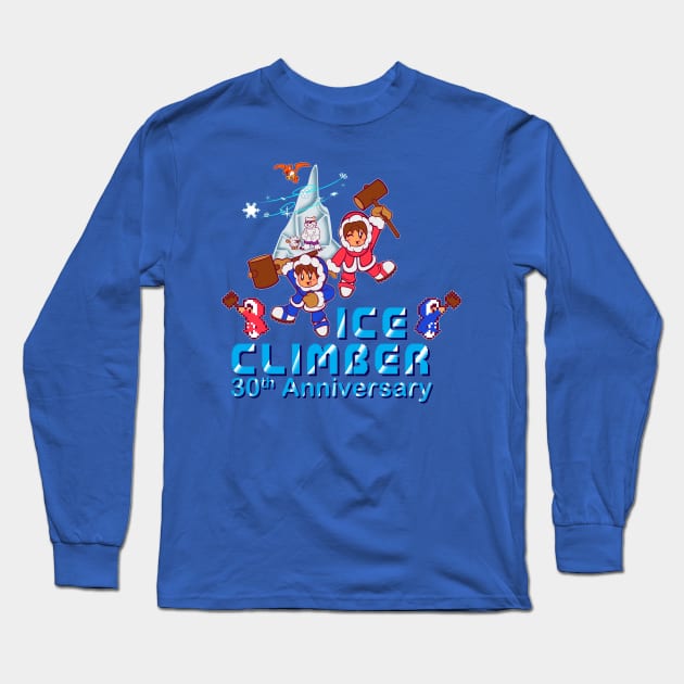 Ice Climber 30th Anniversary -Final Edit- Long Sleeve T-Shirt by spdy4